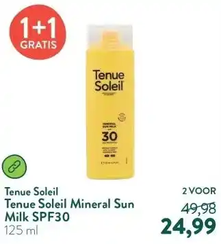 Holland & Barrett Tenue Soleil Mineral Sun Milk SPF30 aanbieding