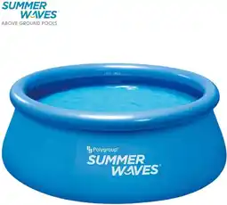 Bol.com Summer Waves Zwembad - ⌀ 305 cm x 76 cm - Inclusief filterpomp aanbieding