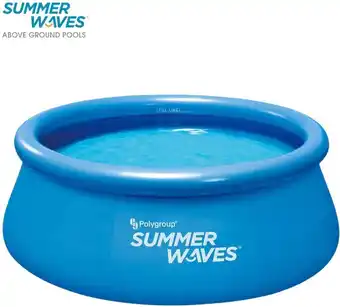 Bol.com Summer Waves Zwembad - ⌀ 305 cm x 76 cm - Inclusief filterpomp aanbieding