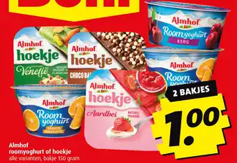 Boni Almhof. roomyoghurt of hoekje aanbieding
