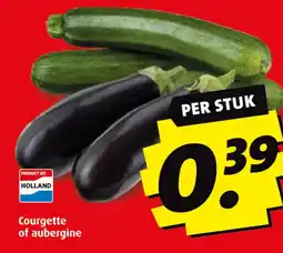 Boni Courgette of aubergine aanbieding
