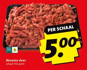 Boni Shoarma vlees aanbieding