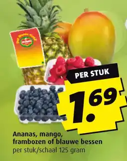 Boni Ananas, mango, frambozen of blauwe bessen aanbieding