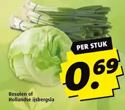 Boni Bosuien of Hollandse ijsbergsla aanbieding