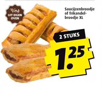 Boni Saucijzenbroodje of frikandel broodje XL aanbieding