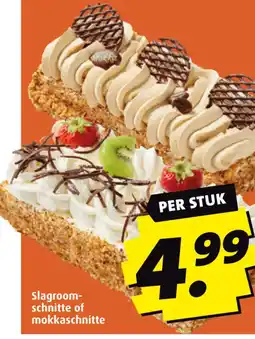 Boni Slagroom schnitte of mokkaschnitte aanbieding