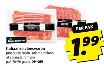 Boni Italiaanse vleeswaren aanbieding