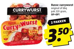 Boni Busse curryworst aanbieding