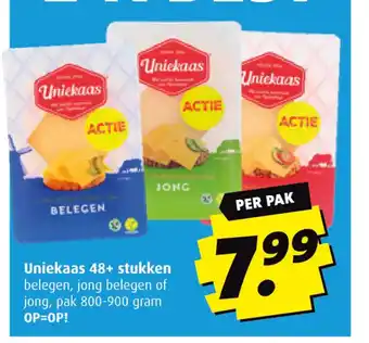 Boni Uniekaas 48+ stukken aanbieding