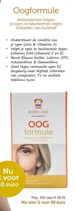 De Rode Pilaren Oogformule Rodepilaren aanbieding
