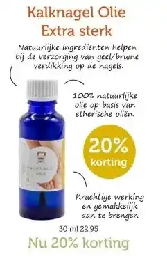 De Rode Pilaren Kalknagel Olie Extra sterk aanbieding