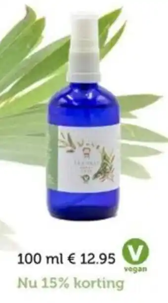 De Rode Pilaren Tea Tree spray aanbieding