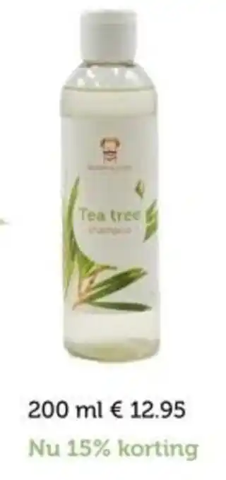 De Rode Pilaren Tea tree Shampoo aanbieding