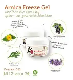De Rode Pilaren Arnica Freeze Gel aanbieding