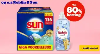 Bol.com op o.a Robijn & Sun aanbieding