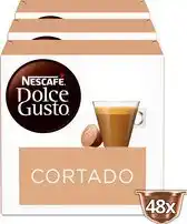 Bol.com Nescafé Dolce Gusto capsules Cortado Espresso Macchiato - 48 koffiecups voor 48 koppen koffie aanbieding