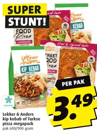 Boni Lekker & Anders kip kebab of Turkse pizza megapack aanbieding