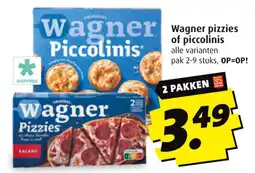 Boni Wagner Pizzies of piccolinis aanbieding