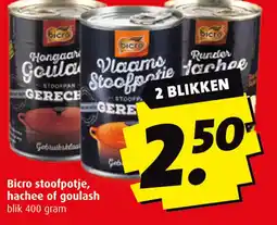 Boni Bicro stoofpotje, hachee of goulash aanbieding
