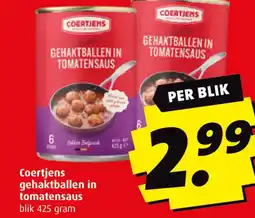 Boni Coertjens gehaktballen in tomatensaus aanbieding