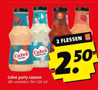 Boni Calvé party sauzen aanbieding