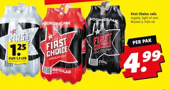 Boni First Choice cola aanbieding