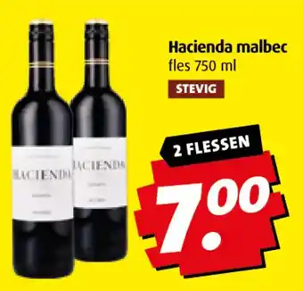 Boni Hacienda malbec aanbieding