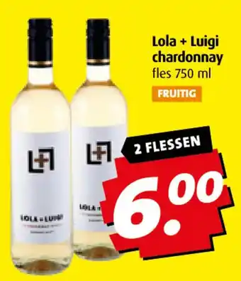 Boni Lola + Luigi chardonnay aanbieding