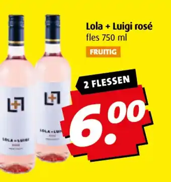 Boni Lola + Luigi rosé aanbieding
