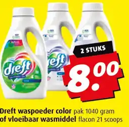 Boni Dreft waspoeder color of vloeibaar wasmiddel aanbieding