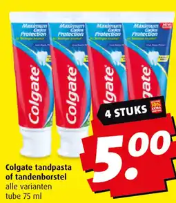 Boni Colgate tandpasta of tandenborstel aanbieding