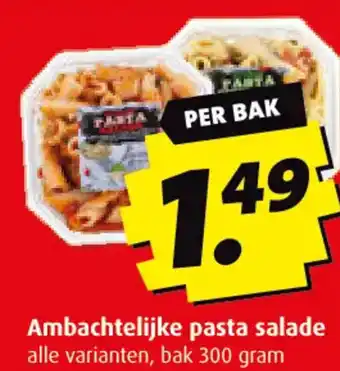 Boni Ambachtelijke pasta salade aanbieding