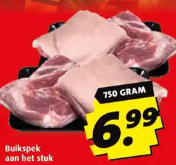 Boni Buikspek aan het stuk aanbieding