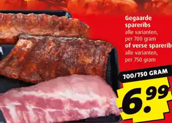 Boni Gegaarde spareribs of verse spareribs aanbieding