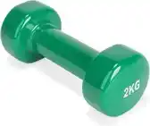 Bol.com VirtuFit Vinyl Dumbbell Pro - Gewichten - Fitness - 2 kg - Groen - Halter - Fitness aanbieding