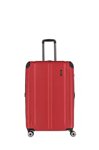 Amazon travelite City 4W Trolley Expandable L Red aanbieding