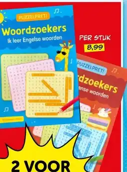 Boekenvoordeel Woordzoekers aanbieding
