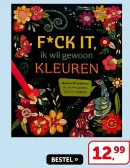 Boekenvoordeel F*CK IT, ik wil gewoon KLEUREN aanbieding