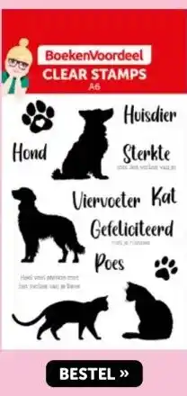 Boekenvoordeel BoekenVoordeel CLEAR STAMPS A6 aanbieding