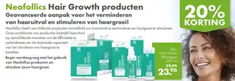 Gezond & Wel Neofollics Hair Growth producten aanbieding