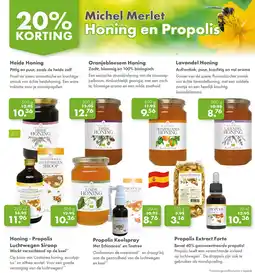 Gezond & Wel Michel Merlet Honing en Propolis aanbieding