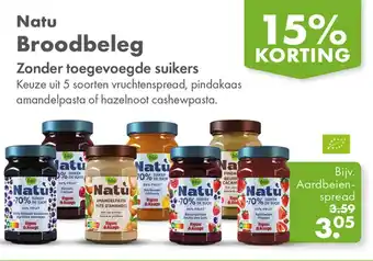 Gezond & Wel Natu Broodbeleg aanbieding