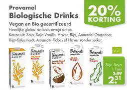 Gezond & Wel Provamel Biologische Drinks aanbieding