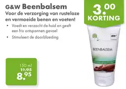 Gezond & Wel G&W Beenbalsem aanbieding
