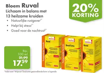 Gezond & Wel Bloem Ruval aanbieding