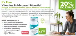 Gezond & Wel it's Pure Vitamine B Advanced Bioactief aanbieding