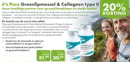 Gezond & Wel it's Pure Groenlipmossel & Collageen type II aanbieding
