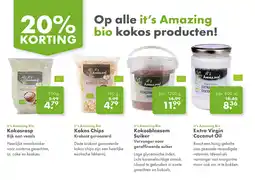 Gezond & Wel 20% KORTING Op alle it's Amazing bio kokos producten! aanbieding