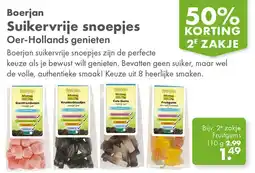 Gezond & Wel Boerjan Suikervrije snoepjes aanbieding