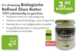 Gezond & Wel it's Amazing Biologische Refined Shea Butter aanbieding